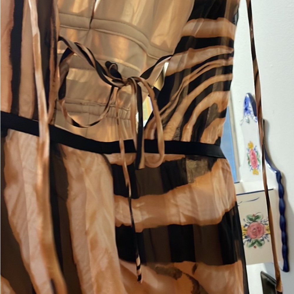 Fashion Nova  Silk animal Print Jumpsuit